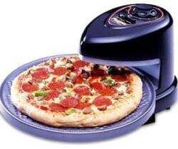 rotating tray pizza oven