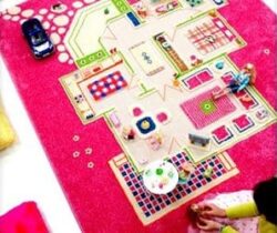 3d playhouse rug