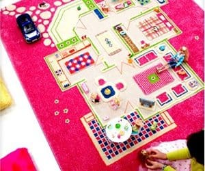 3d playhouse rug