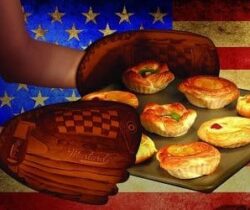 baseball glove oven mitt