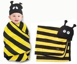 bumble bee swaddle set