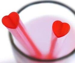 heart straws