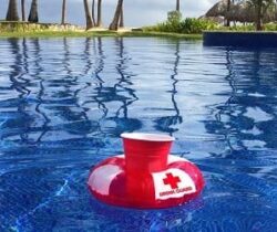 inflatable drink holder