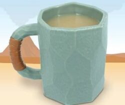 stone age caveman mug