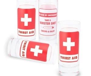 thirst aid shot glasses