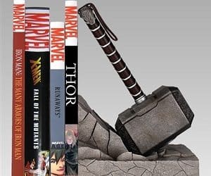Thor hammer bookend