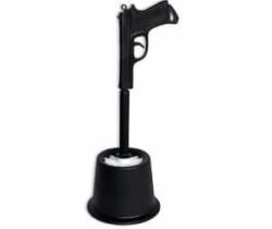 gun clutch toilet brush