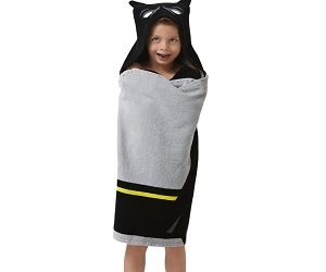 hooded batman towel