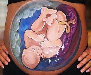 pregnancy belly painting kit