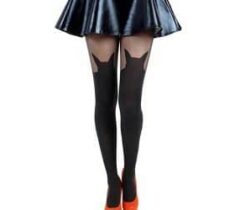 cat outline tights