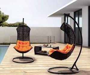 curve swing chair