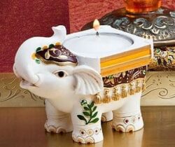 elephant candle holder