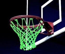 glow in the dark basketball net