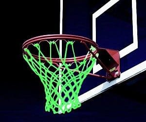 glow in the dark basketball net