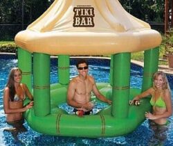 inflatable tiki bar
