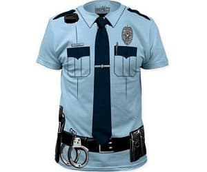 police officer t-shirt