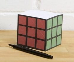 rubik's cube notepad