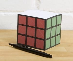 rubik's cube notepad