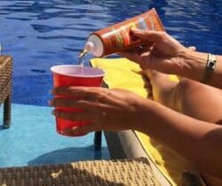 sunscreen flask