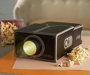 cardboard smartphone projector