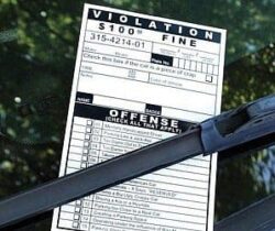 fake parking tickets
