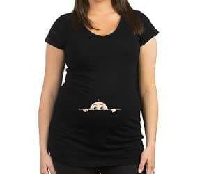 peek-a-boo maternity t-shirt