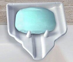 water draining soap dish