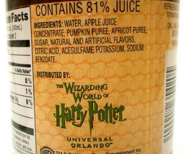 Harry Potter Pumpkin Juice ingredients