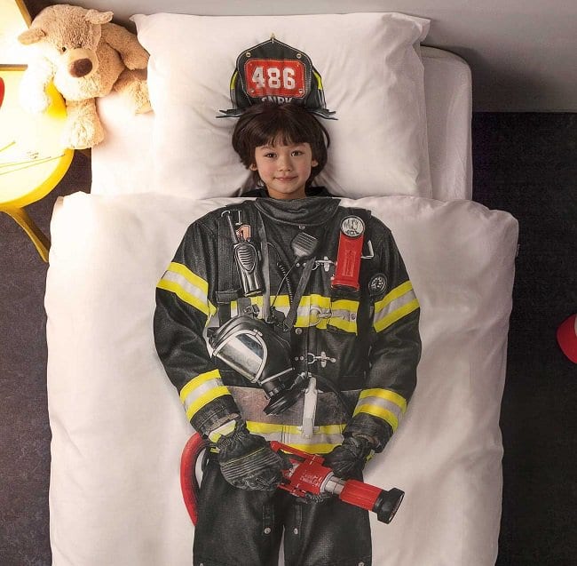 firefighter bedding