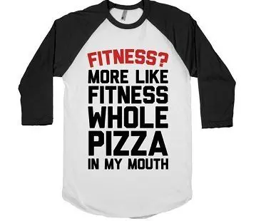 Fitness Whole Pizza T-Shirt