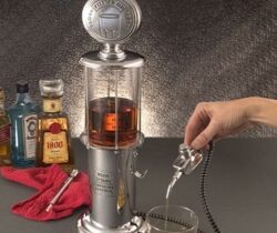 gas pump liquor dispenser