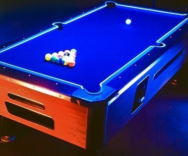 Florescent Glow-In-The-Dark Pool Table Pocket Liners Set of 6 