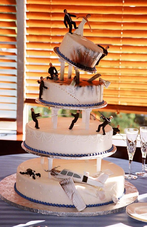 james bond cake