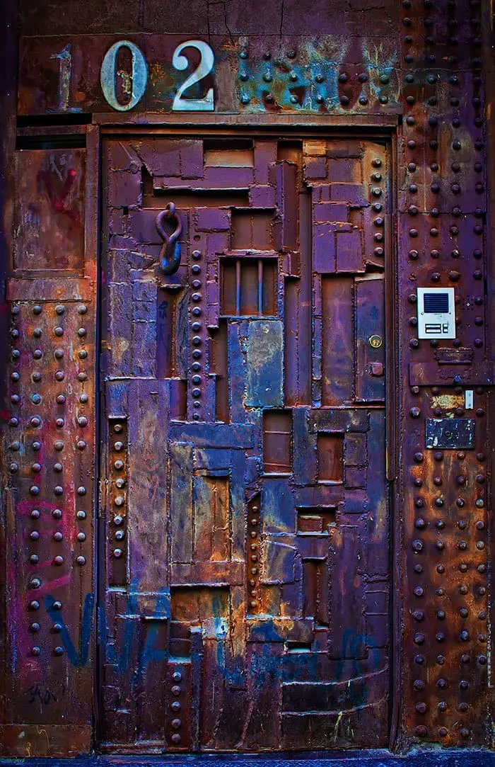 metal door