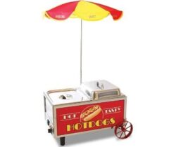 mini hot dog steamer cart