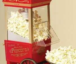 mini vintage popcorn cart