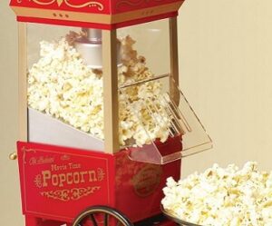 mini vintage popcorn cart