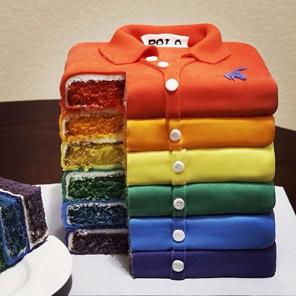 polo shirt cake