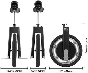 self balancing unicycle measurements