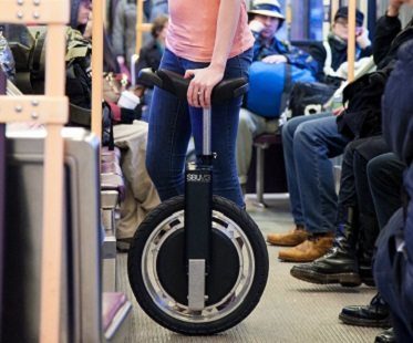 self balancing unicycle train