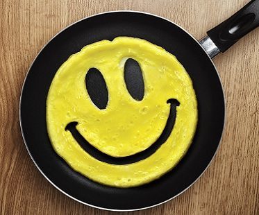 smiley face breakfast mold
