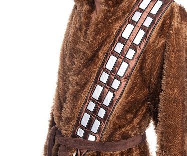 star wars chewbacca bathrobe back side