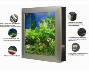 wall-mounted aquarium descriptions