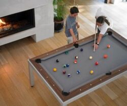 2-in-1 pool and dining table