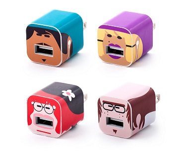 Character iPhone Cable Stickers