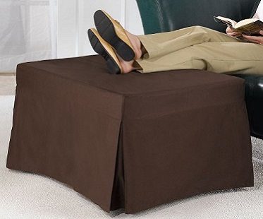Folding Ottoman Bed brown