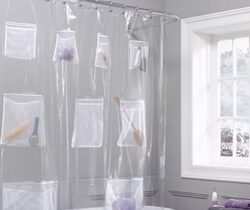 Pockets Shower Curtain
