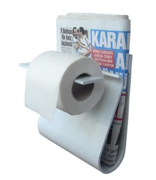 Toilet Paper and Magazine Holder