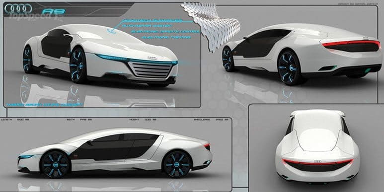 Audi Concept Car Repairs Itself And Changes Color