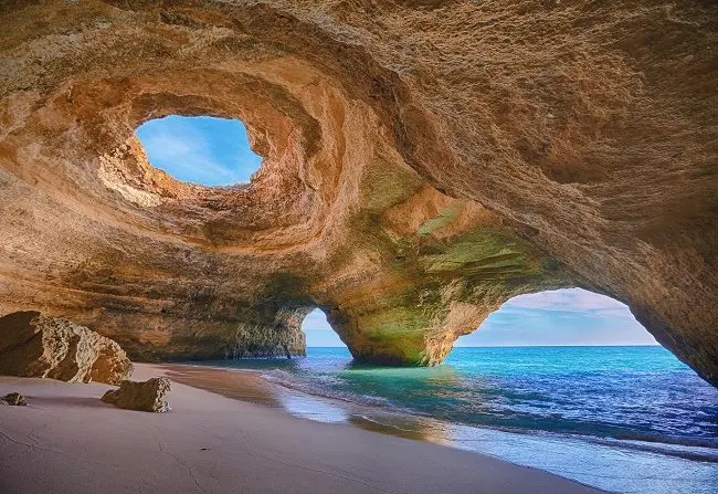 benegal sea cave, portugal